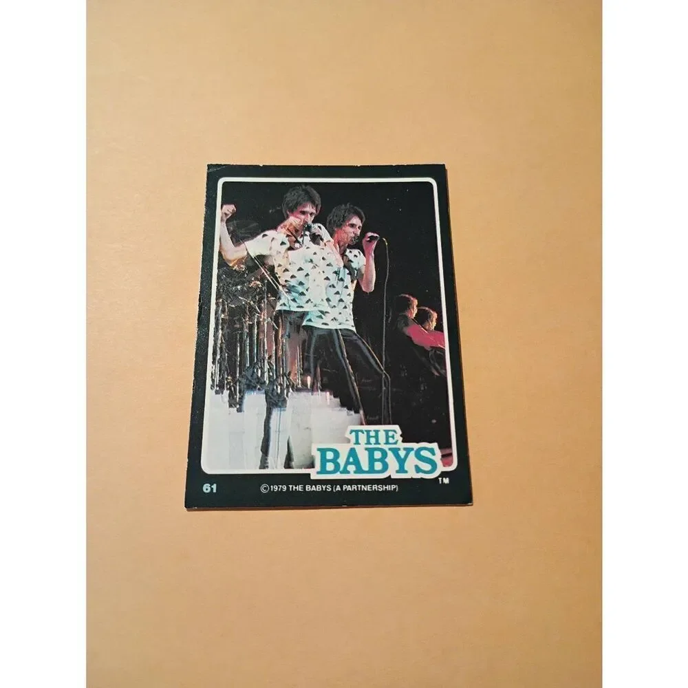 Vintage 1979 The Babys Trading Card #61 London Rock Band Collectible
